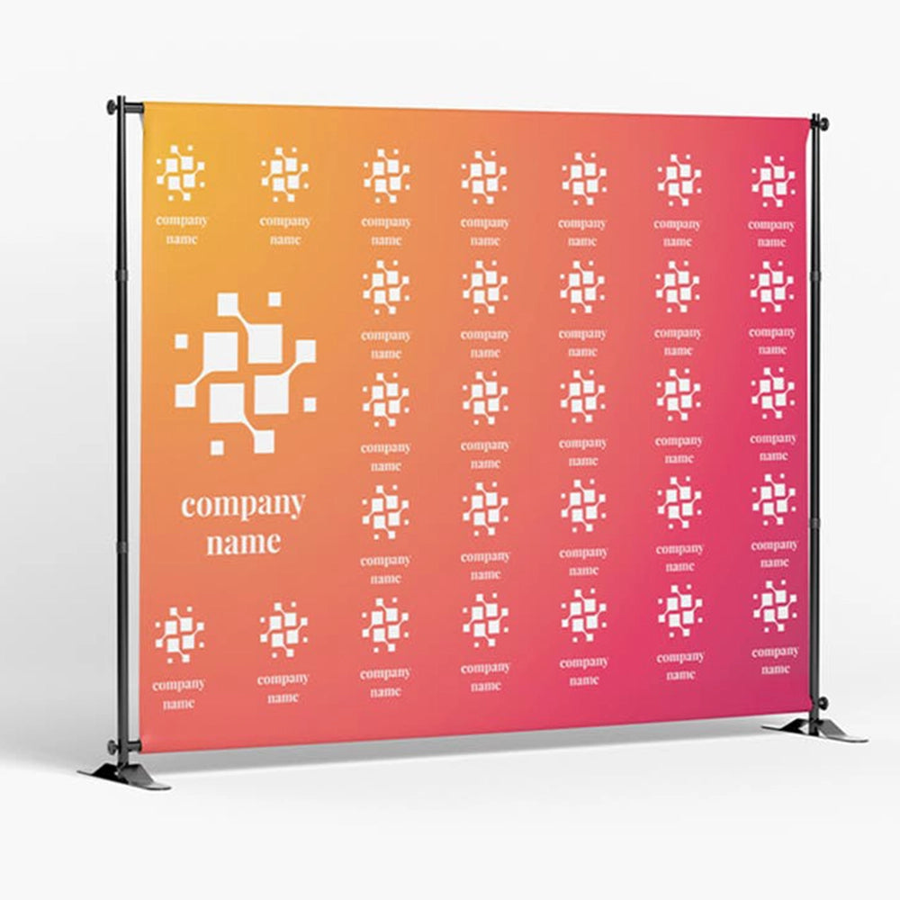 step and repeat backdrop banners (PVC)