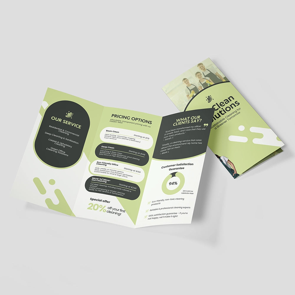 trifold flyers dubai