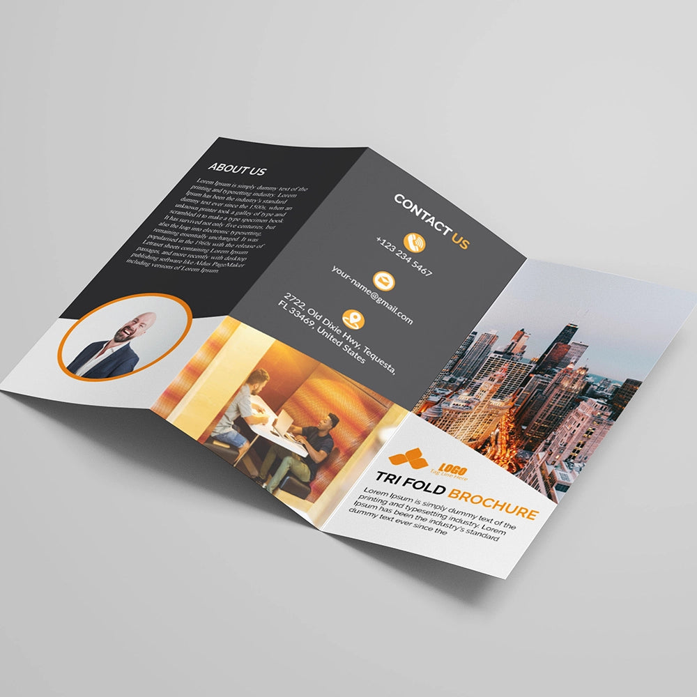 trifold flyers uae